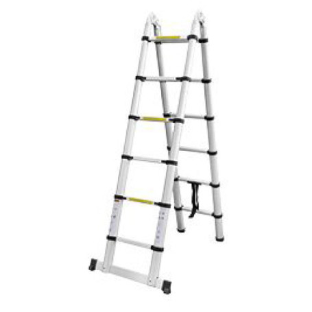 Ladder-stepladder telescopic MI 3.2m / 6.4m 9 steps