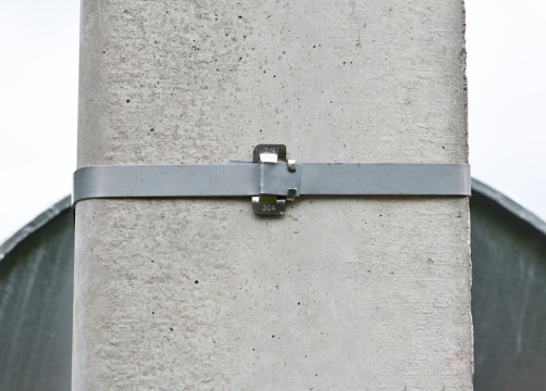 Stainless steel mounting tape. steel C201, LM-2007 MALIEN, plastic cassette, 20x0.7mm, 50 meters