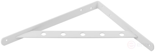 Уголок-кронштейн усиленный белый 300х225 мм
