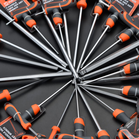 Ключ имбусовый с Т-образной рукоятью, CRV, T45 8X200мм.// HARDEN