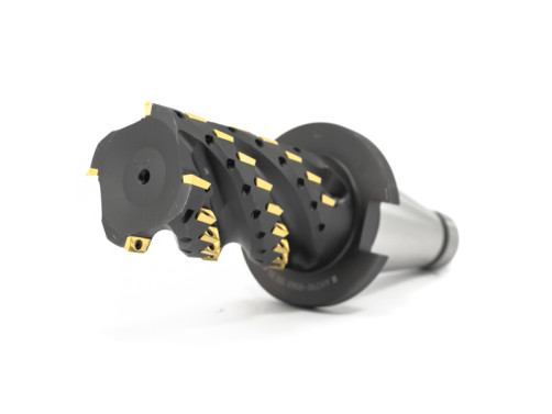 Фреза торцово-цилиндрическая 63 х 100 х 265 кукуруза с механическим креплением 4гр. пл. APKT 11T3.. Z=4 к/х конус 7:24 50 исп.1 AH290-R063.100.04.K50 «Русский Инструмент» (РИ)