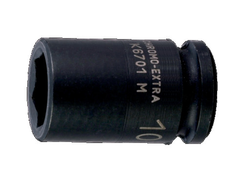 1/4" Ударная торцевая головка 6-гранная, 9 мм