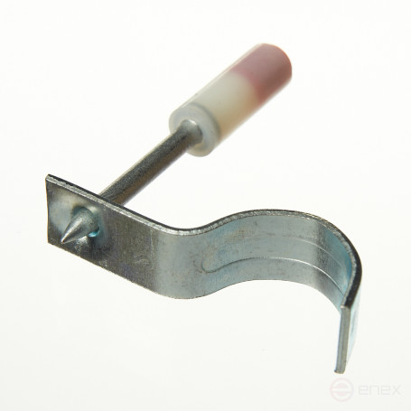 Pyroxylin mounting nails PA32-20K (nail-bracket 20 mm, red, 80 pcs/pack) FEDAST