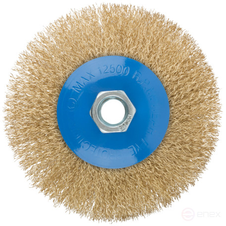 Cornice, type "wheel" with tilt, nut M14, steel wavy latuned wire 115 mm