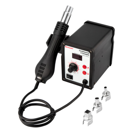 REXANT soldering station (thermofen) thermal air, with digital display, 150-500 °C