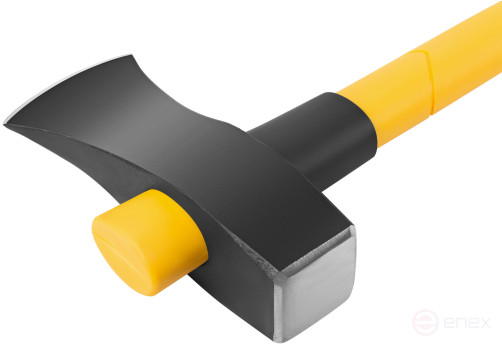 Forged cleaver, fibreglass long handle of the reverse type 900 mm, 2700 gr.