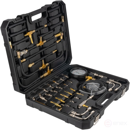 Fuel pressure meter (0-10 bar, gasoline engines; 45pr) Avtodor 40159