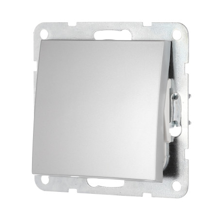 Switch 1-terminal, cross (circuit 7) 16 A, 250 B (silver metallic) LK60