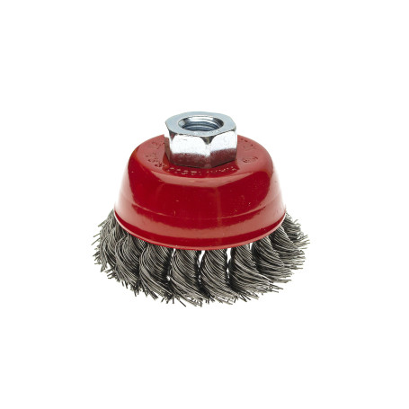 Кордщетка для УШМ, чашеобразная витая, 75мм, М14, ЧЕГЛОК (100)