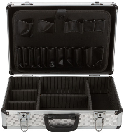 Aluminum tool box (43 x 31 x 13 cm)