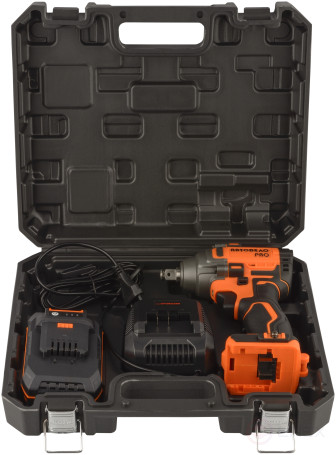 Аккумуляторный ударный гайковёрт 350Н*м 21V (в кейсе) АвтоDело PRO 46130