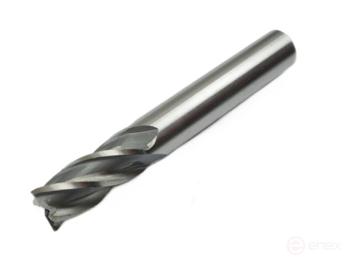 End mill with cylindrical shank f 12x26x83 mm z=4 P6M5K5 TORNERI T020861