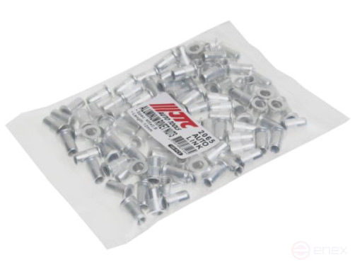 Заклепка резьбовая M5х0.8мм алюминиевая 100шт. JTC