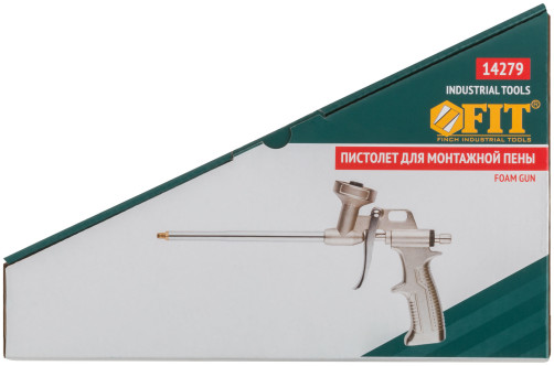 Gun for mounting foam, all-metal