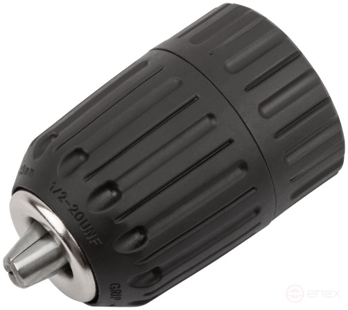 1/2" (1.5-13 mm) quick-release drill chuck