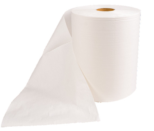 Puretech W60 Non-woven cleaning material 60g/m2, 1 layer, white, 38x42cm, 750 l/roll W60420