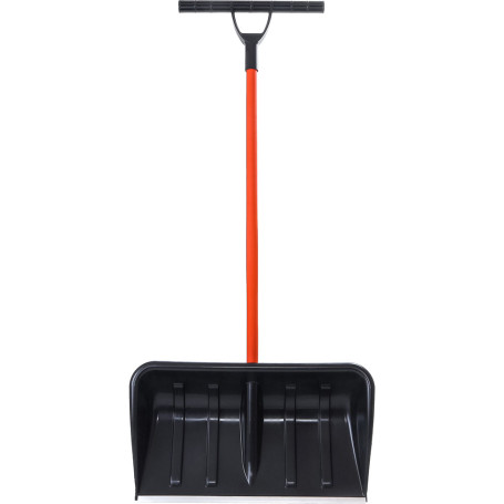 Snow scraper shovel "Ratnik" with a T-shaped plastic handle