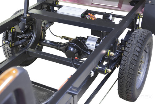 Грузовой электротрицикл Rutrike D4 1800 60V1500W, красный