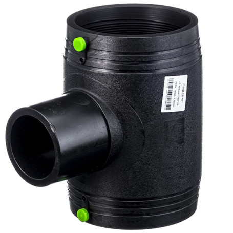 Electric welded transition tee 160x110 mm PE 100 SDR 11