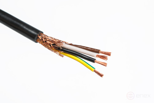 Кабель силовой гибкий экранированный КГВЭВ 4Х4 (PE)