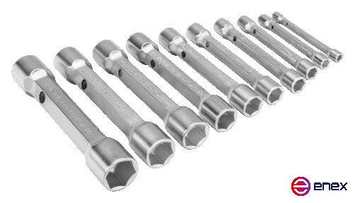 Набор торцевых трубчатых ключей 6 - 26 мм, 10 шт