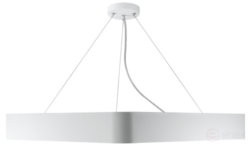 Светильник LED ЭРА Geometria SPO-151-W-40K-030 Delta 30Вт 4000К 3000Лм IP40 600*80 белый подвесной драйвер внутри