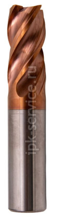 HRC55 D20x38xD20x104 Z4 TiSiN Фреза концевая ц/х тв.сп. Ф20 L=104 ИПК