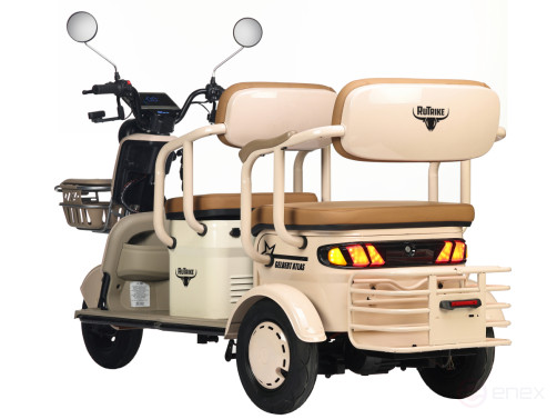 Electric tricycle Rutrike Gelbert Atlas 48V/60V 600W, beige