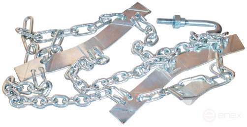 Цепь противоскольж.секторная 275-295-315/80,305-315/70,315/60 R-22.5 (в сумке)(АвтоDело) (43300)