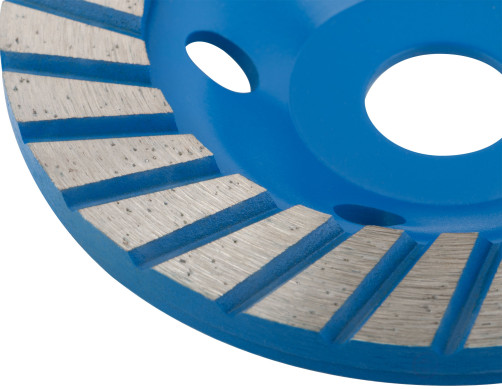 Диск алмазный шлифовальный, посадочный диаметр 22,2 мм, "Турбо" широкие сегменты 125 мм