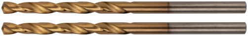 Сверла HSS по металлу, титановое покрытие, в блистере 3,3 мм (2 шт.)