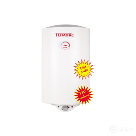 ENV-SLIM-50, Electric water heater, round, TEPLOKS 50 L, RCD included