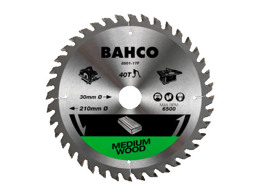 Saw blade on wood (140x20 mm, Z=16, middle tooth)