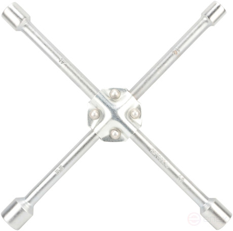 Ключ баллонный-крест (14*17*19*22)(усиленный) 380мм (АвтоDело) 34414