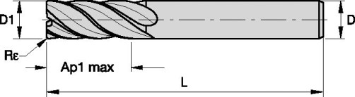 Фреза F8AV2000AWX45 KC639M