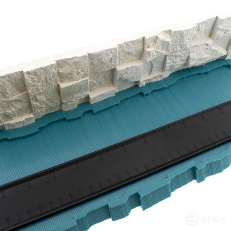 Template for copying contours 500 x 60 mm, CHEGLOCK (20)