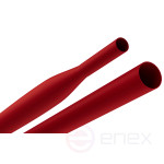 Термоусадочная трубка ЭРА NO-224-437 ТТУ нг-LS 8/4 красная в отрезках по 1 м 25 шт