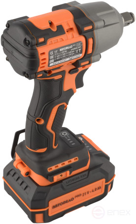 Аккумуляторный ударный гайковёрт 450Н*м 21V (в кейсе) АвтоDело PRO 46132