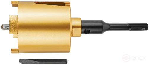 Коронка кольцевая по бетону алмазная безударная в сборе 72 мм