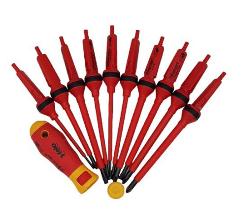 Felo Set of dielectric rods SL/PH/PZ/Tx and handle E-SMART in a blister, 14 pcs 06391301