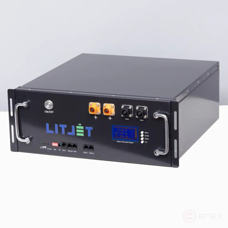 Lithium traction battery LITJET SMART LiFePO4 ( rack 19