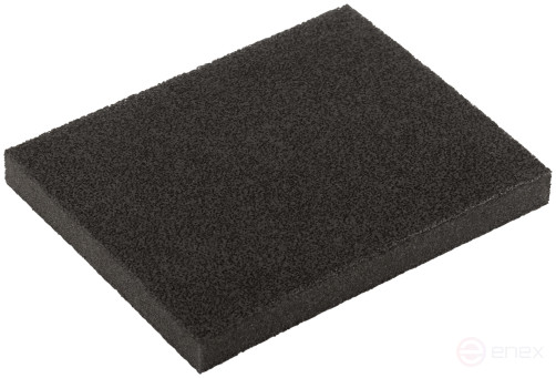 Aluminum oxide grinding sponge, 125x100x10 mm, P 240