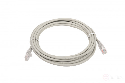 WRline WR-PC-RJ45-UTP-5E-5-GY Патч-корд U/UTP, категория 5е, 2xRJ45, неэкранированный, серый, LSZH, 5м