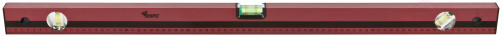 Optima level, 3 eyes, red body, milled working face, 800 mm scale