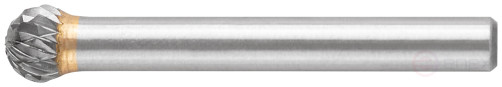 Шарошка карбидная, штифт 6 мм, тип "D", сферическая 8х7х52 мм