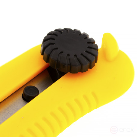 Нож канцелярский 25мм, фиксатор на ползуне, Чеглок (24/192)