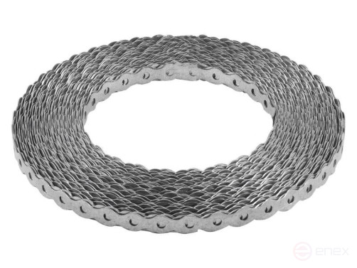 Galvanized punched tape mounting wave 12*0.55mm (25 m) FEDAST