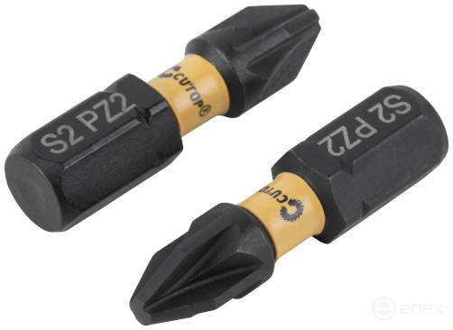 Набор торсионных бит, 2шт., CUTOP Profi Plus, PZ2, 25 мм