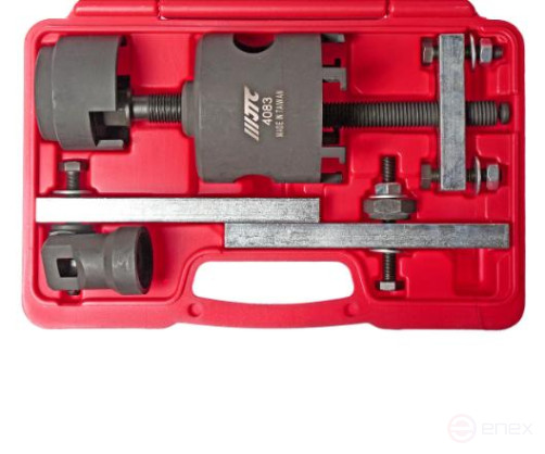 A device for removing and installing the clutch of a 7-speed DSG (VW AUDI) gearbox in a JTC case
