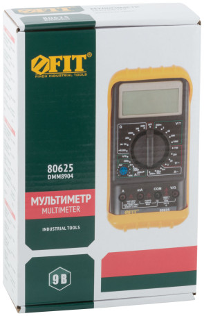 Multimeter 0.1 mV-1000 V; 0.1 V-750 V; 1 mcA-20 A; 0.1 Ohm-20 mOhm; box
